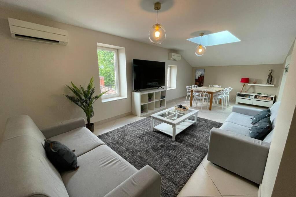 Superbe Appartement Avec 2 Chambres - 9 Personnes - Parking Prive トゥルノン・シュル・ローヌ エクステリア 写真